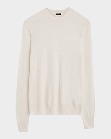 Joseph Crewneck Cashmere-Blend Sweater
