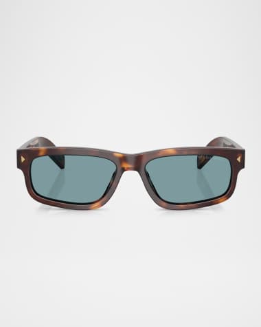 Prada Men's Rectangular Sunglasses