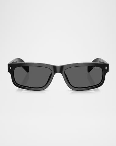 Prada Men's Rectangular Sunglasses