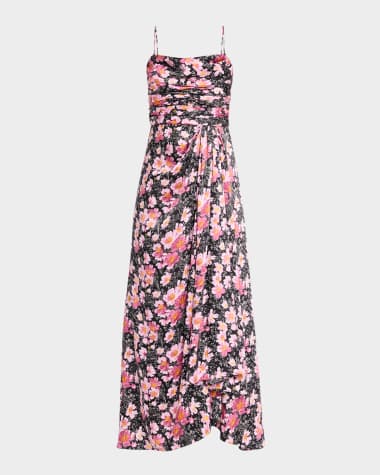 Cinq a Sept Kasia Cosmo Flower Maxi Dress