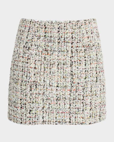 Cinq a Sept Randi Bouclé Skirt