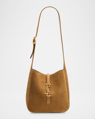 Saint Laurent Le 5 A 7 Baby YSL Hobo Bag in Suede