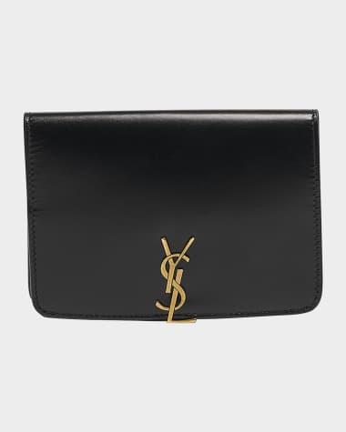 Saint Laurent YSL Passport Holder in Calfskin