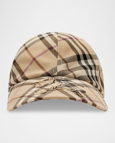 Burberry Check Knight Baseball Cap