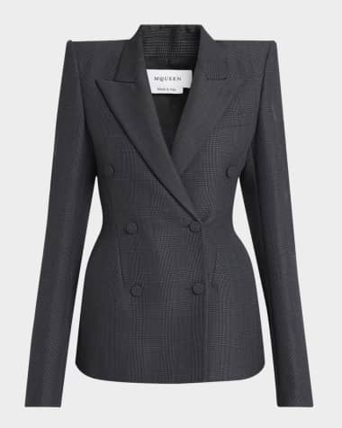 McQueen Double-Breasted Sculpted Blazer
