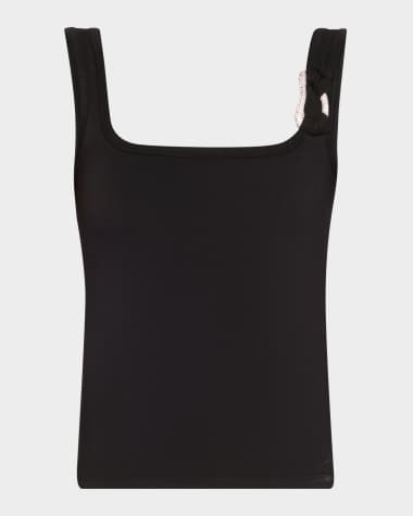 AREA Crystal Link Tank Top