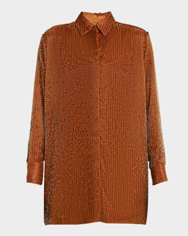 Marques'Almeida Embellished Long-Sleeve Shirt