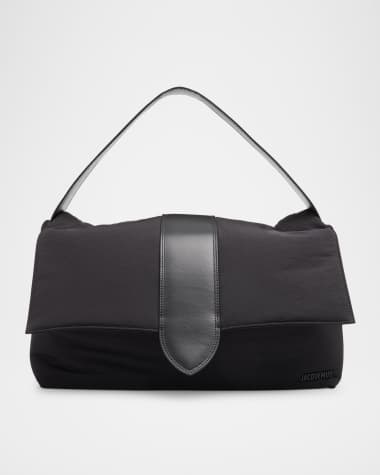 Jacquemus Men's Bambino Padded Nylon Messenger Bag