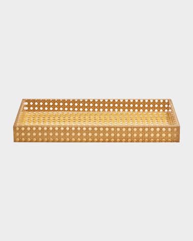 Kim Seybert Reed Vanity Tray, Natural