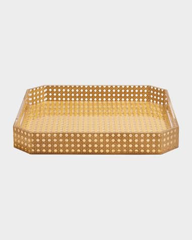 Kim Seybert Reed Tray, Natural