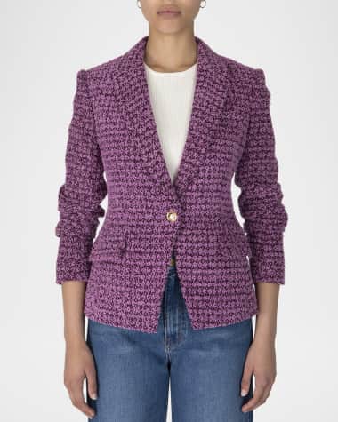 Derek Lam 10 Crosby Ralph Boucle Knit Jacket