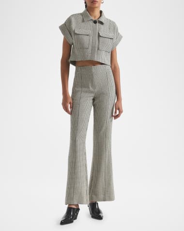 Derek Lam 10 Crosby Gille Flare Trousers