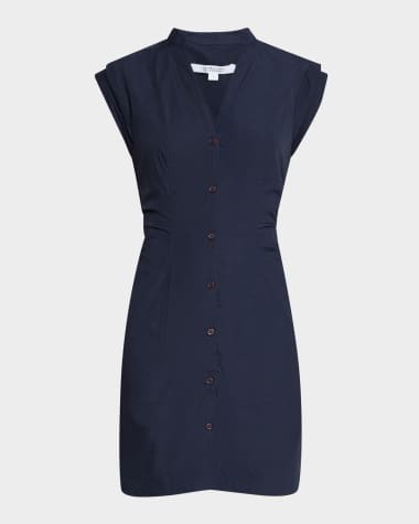 Derek Lam 10 Crosby Elyse Button-Front Mini Dress