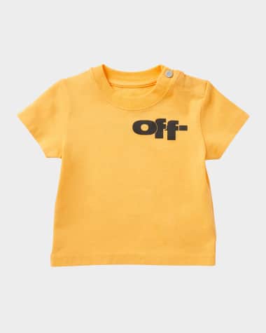 Off-White Boy's Type Graphic Short-Sleeve Tee, Size 3M-3
