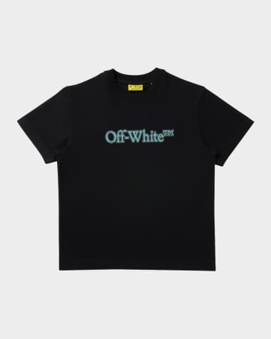 Off-White Boy's Big Bookish Short-Sleeve T-Shirt, Size 4-12