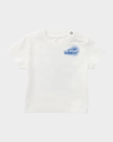Off-White Boy's Arrow Spray Logo Short-Sleeve T-Shirt, Size 3M-3