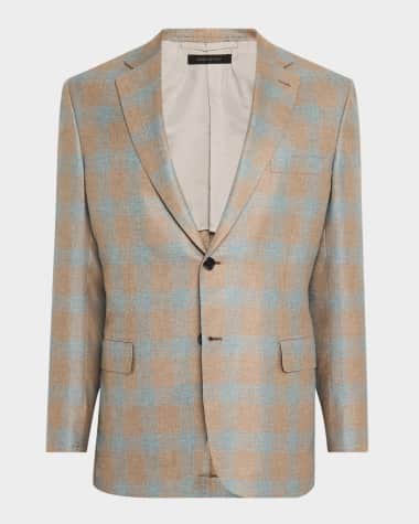 Brioni Men's Plaid Sport Coat