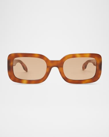 Elisa Johnson Lexi Tortoise Square Sunglasses