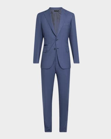 Brioni Men's Stripe Modern Fit Two-Piece Suit