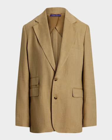 Ralph Lauren Collection Russell Silk-Linen Twill Jacket