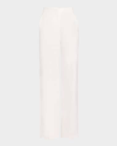 Max Mara Aversa Mid-Rise Straight-Leg Pants