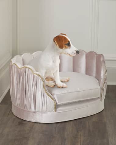 Haute House Lily Rose Velvet Pet Bed