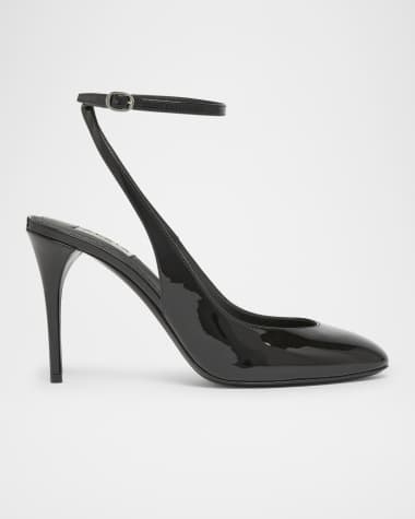 ALAIA Patent Leather Slingback Pumps