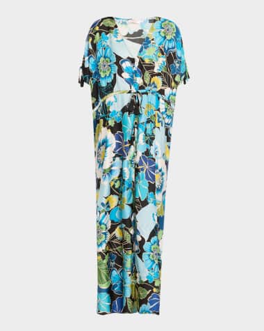 Johnny Was Jenn Drawcord Kaftan