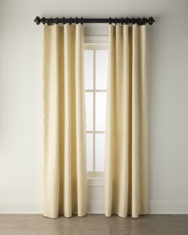 Home Silks Camden Light-Filtering Silk Drapery Panel, 50" x 108"