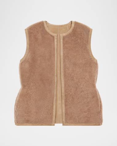 Theory Clean Shearling Vest