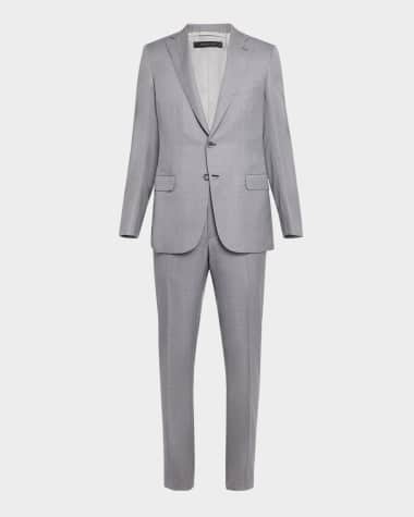 Brioni Men's Wool and Silk Modern Fit Two-Piece Suit