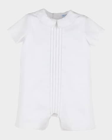 Luli & Me Boy's Randall Embroidered Jon Jon, Size Newborn-9M