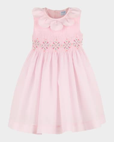 Luli & Me Girl's Classical Diamond Petal Dress, Size 4T-6X