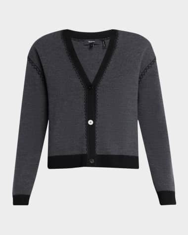 Theory Blanket Stitch Cardigan