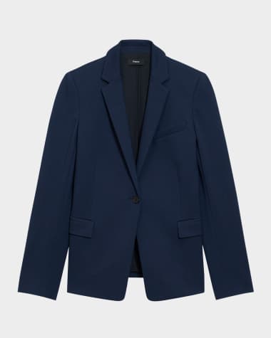 Theory Ponte Slim-Fit Blazer
