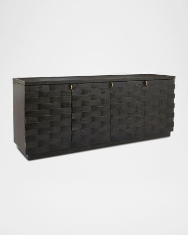 John-Richard Collection Tessere Four-Door Credenza