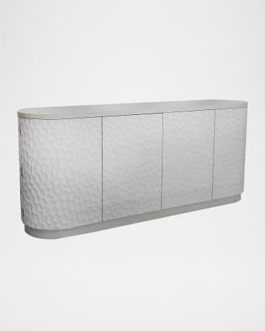John-Richard Collection Branca Four-Door Credenza