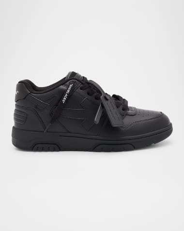 Off-White Men's Out Of Office Leather Low-Top Sneakers