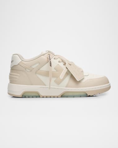 Off-White Men's Out Of Office Leather Low-Top Sneakers