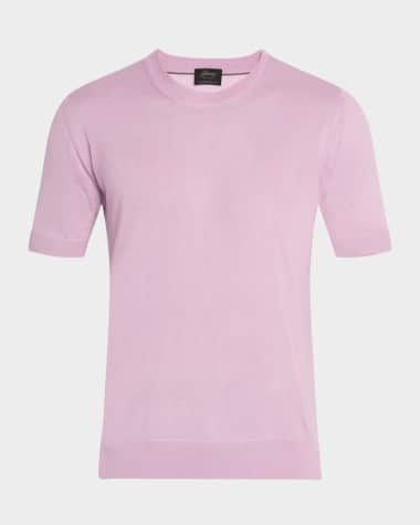 Brioni Men's Short-Sleeve Knit Shirt