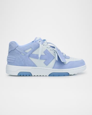 Off-White Men's Out Of Office Suede Low-Top Sneakers