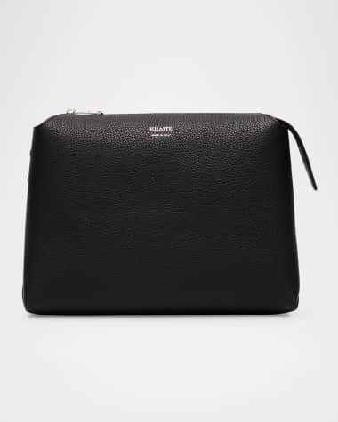 Khaite Lina Medium Zip Leather Crossbody Bag