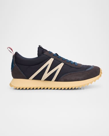 Moncler Men's Pacey Nylon and Suede Runner Sneakers