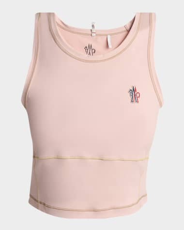 Moncler Logo Patch Crop Top