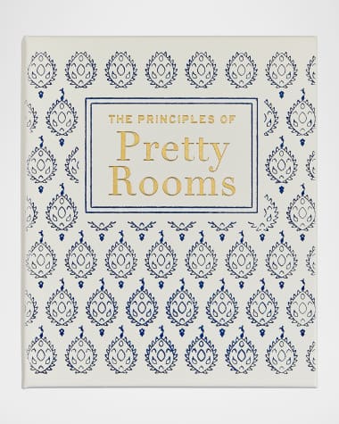 Graphic Image "The Principles of Pretty Rooms" Leather-Bound Book by Phoebe Howard