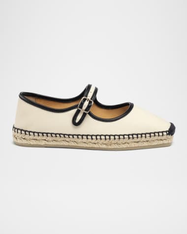 Castaner Padua Bicolor Canvas Mary Jane Espadrilles