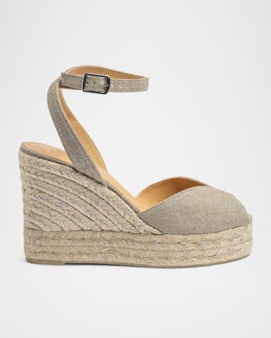 Castaner Blossom Simmer Canvas Wedge Espadrilles