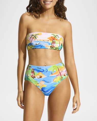 Seafolly South Pacific Bandeau Bikini Top