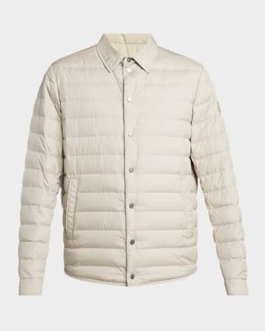 Moncler Men's Bourdon Padded Shirt Jacket