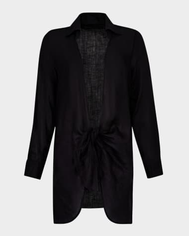 PQ Swim Millie Tie-Front Shirt Coverup